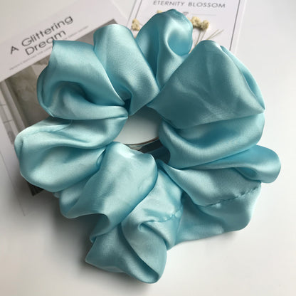 Smooth Satin Large Intestine Circle Hair Tie