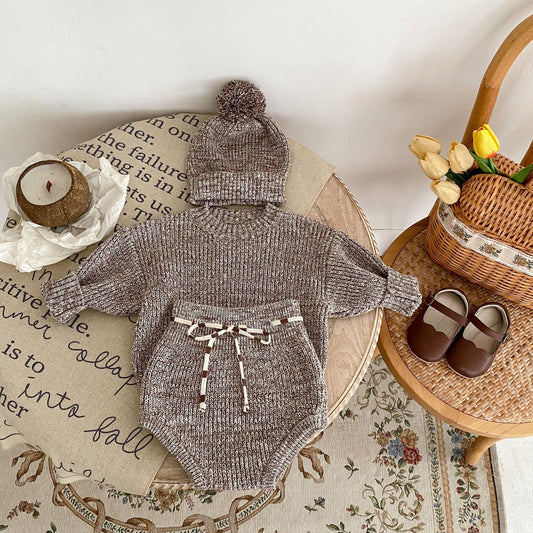 Baby Girl Mixed Color 3-piece Clothing Set