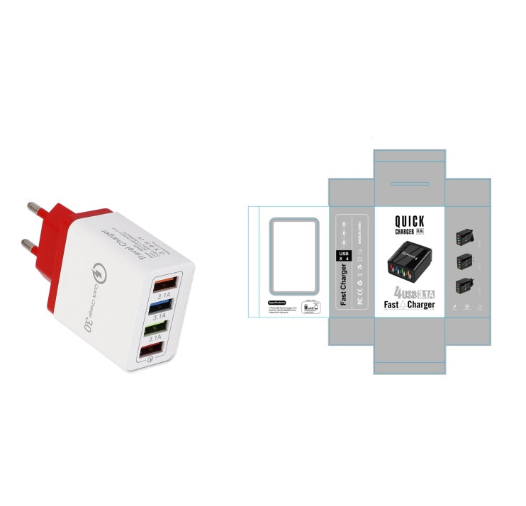 Quick 4 Slot Portable Charger