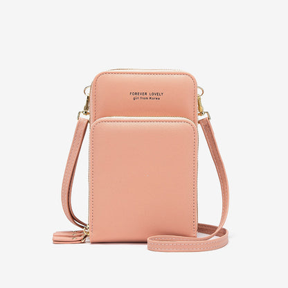 Tri-fold Pockets Crossbody Bag Women