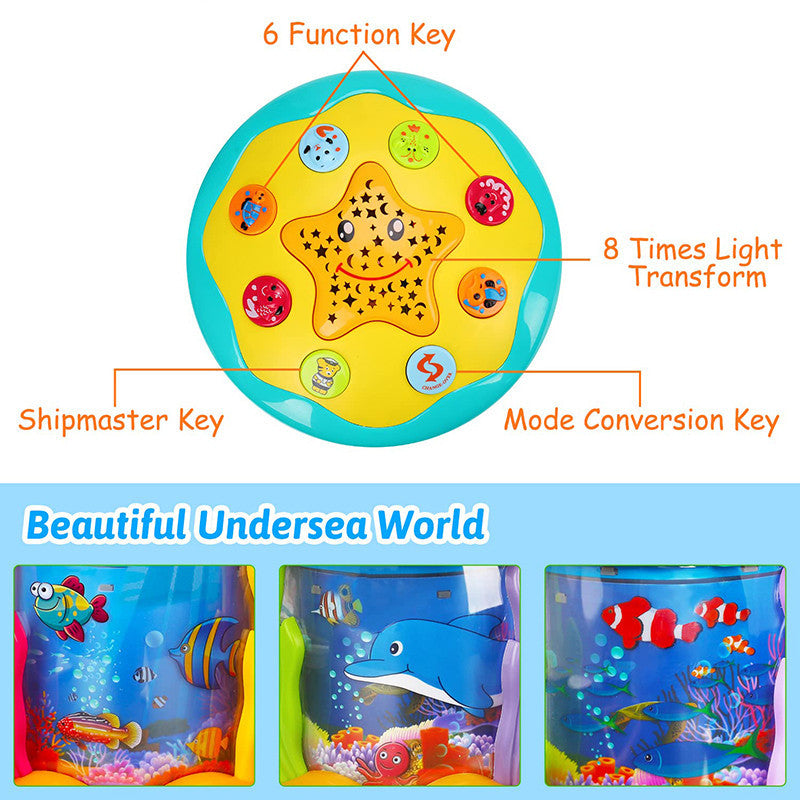Children's Hand Clapping Drums With Lighting Music Ocean