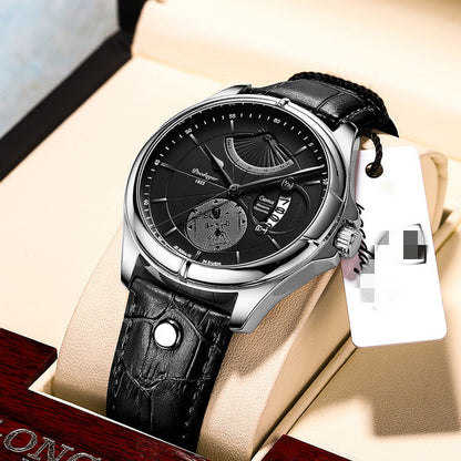 Men's Waterproof Calendar Thin Quartz Watch