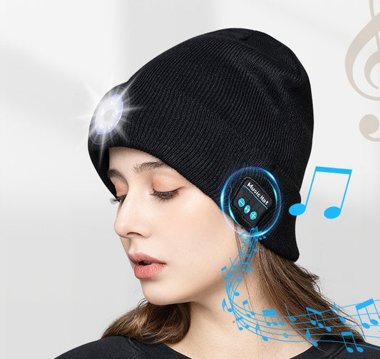 Warm Earphone Hat With Wireless Music