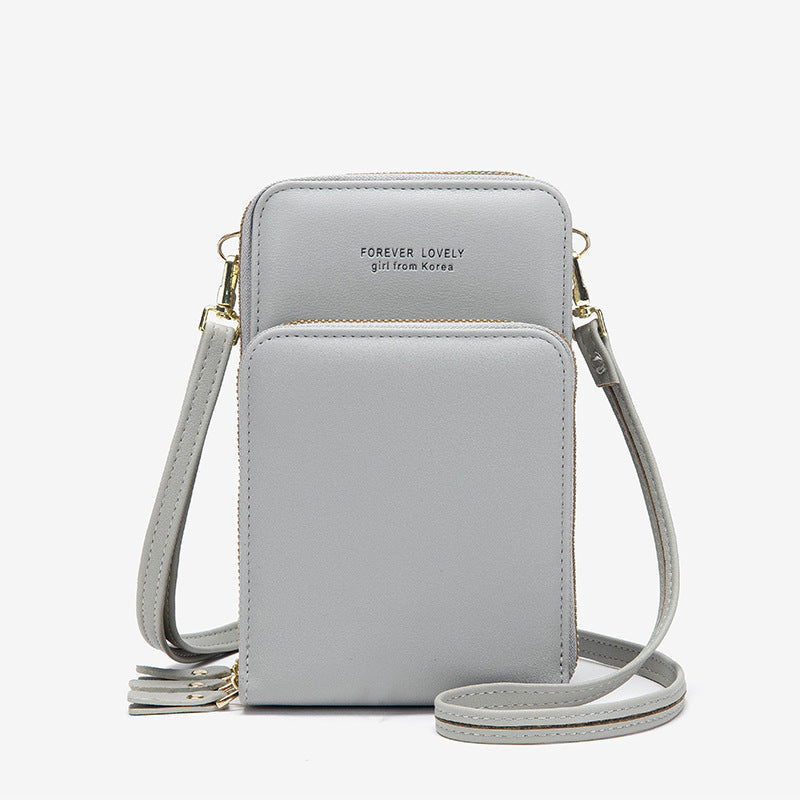 Tri-fold Pockets Crossbody Bag Women