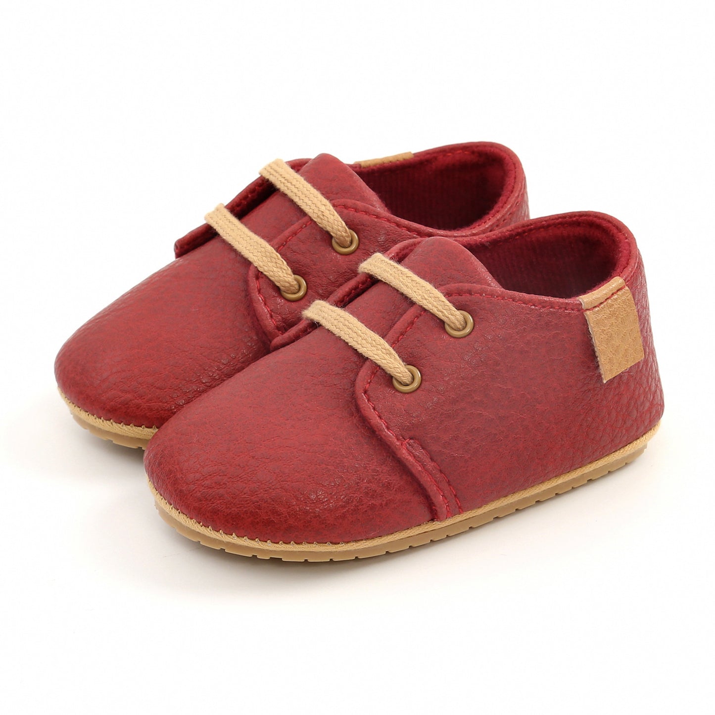 Small Leather Baby Walking Shoes