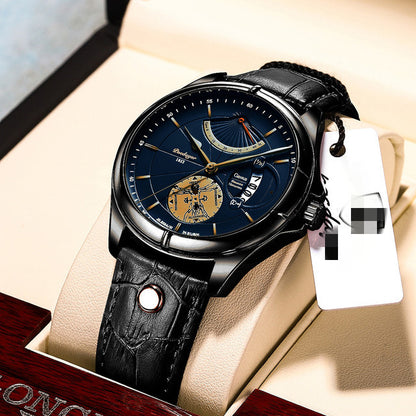 Men's Waterproof Calendar Thin Quartz Watch