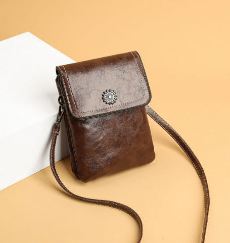 Simple Large Capacity Mobile Phone Mini Crossbody Bag