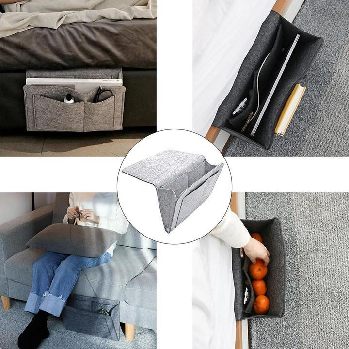 Pocket Felt Bedside Storage Bag