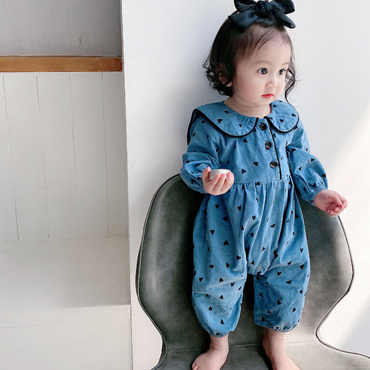 Corduroy Baby Suit Onesie