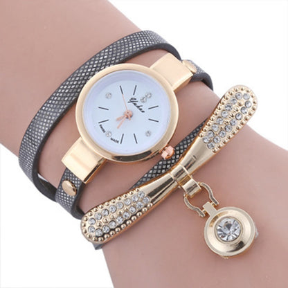 Ladies Circle Quartz Bracelet Watch