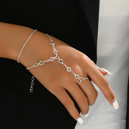 Crystal Luxury Mitten-type Bracelet