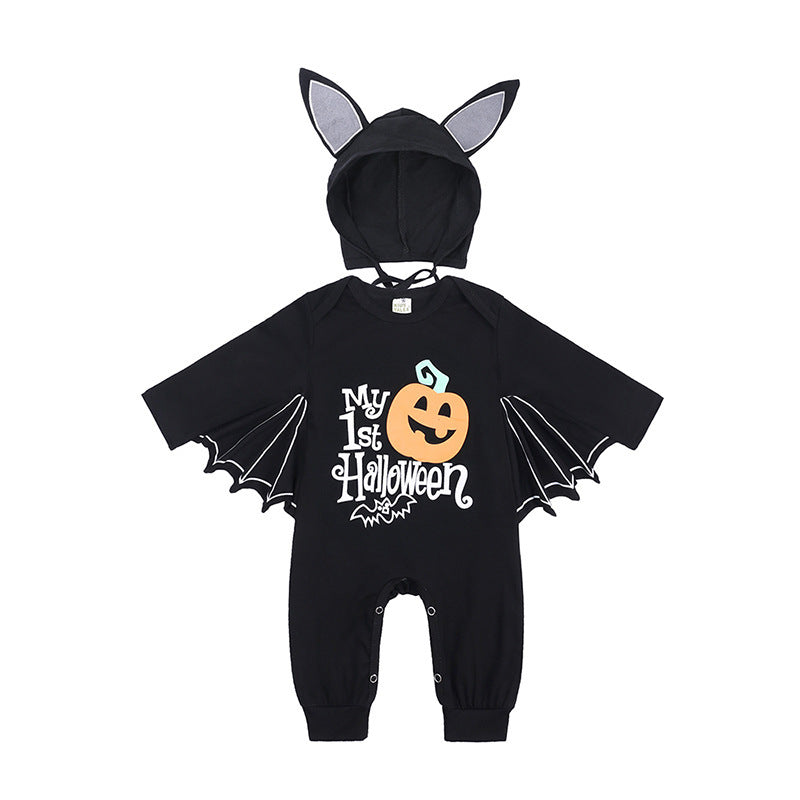 Halloween Bat One-piece Baby Rompers Suit