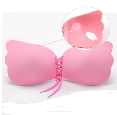Large Size Strapless Adhesive Sticky Push Up Bra  For Women
