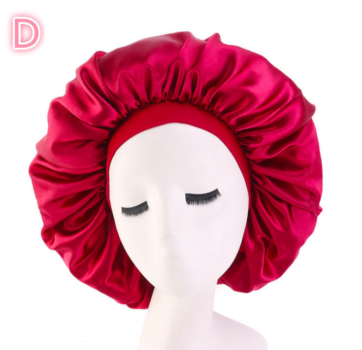 Beauty Silk Bonnet Sleep Night Cap