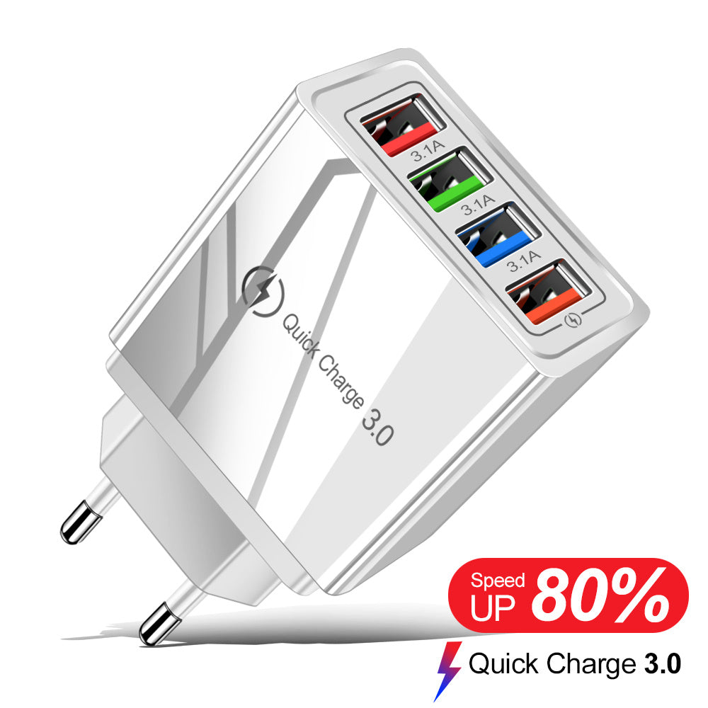 Quick 4 Slot Portable Charger