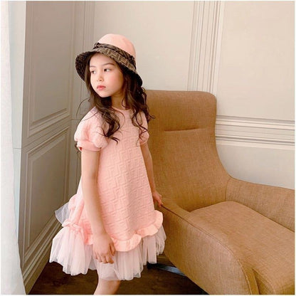 Mesh Short Sleeve Dress