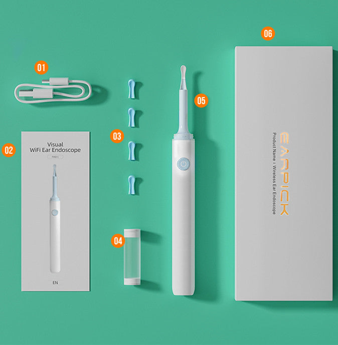 High-definition Endoscope Visible Ear-picking Spoon