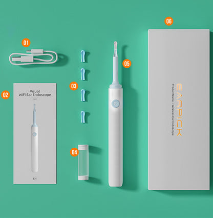 High-definition Endoscope Visible Ear-picking Spoon