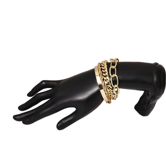 O-shaped Chain Cover Bracelet