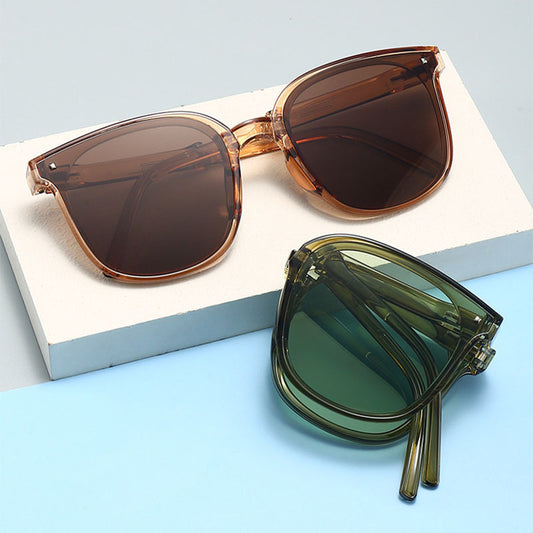 Summer Beach Fashion Sun Protection Folding Sunglasses