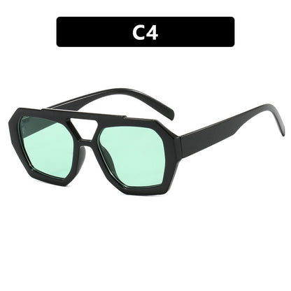 Ins Big Frame Leopard Beach Vacation Glasses