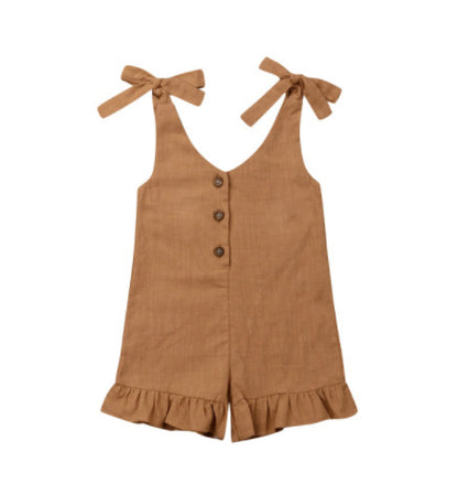 Children's Three-dimensional Pleated Jumpsuit