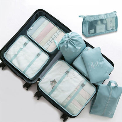8-piece Set Luggage Divider Travel Storage Bag
