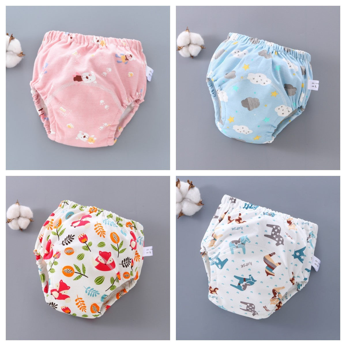 Baby Washable 6-layer Gauze Training Pants