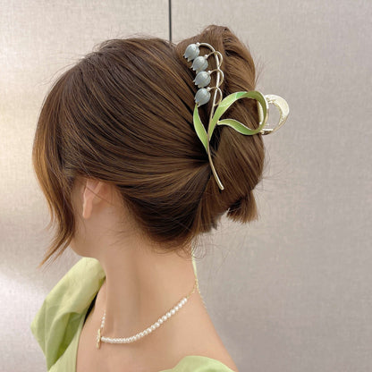 Simple Versatile Women's Zinc Alloy Hair Clip