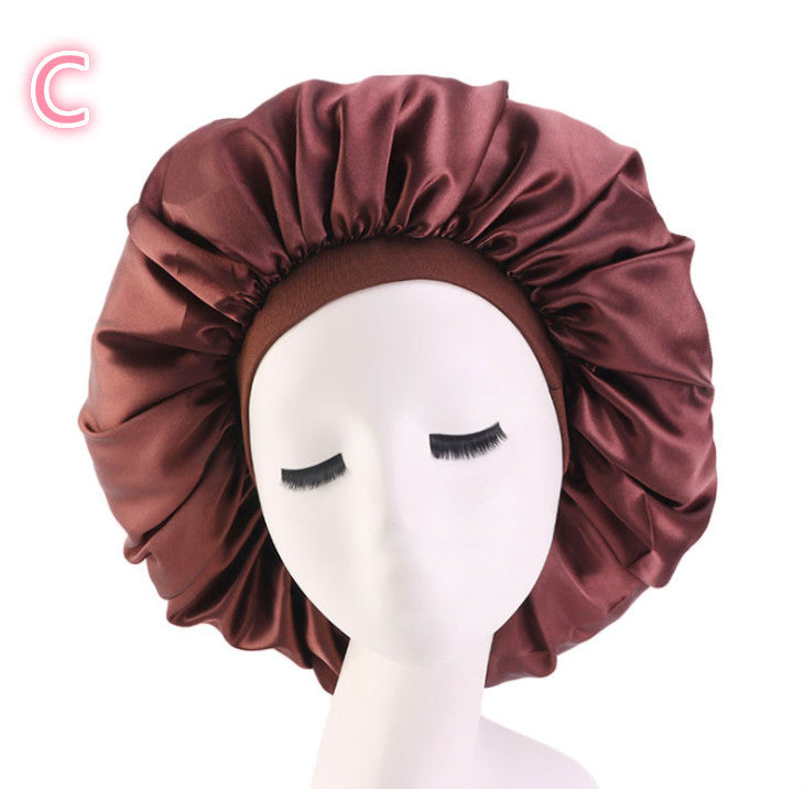 Beauty Silk Bonnet Sleep Night Cap
