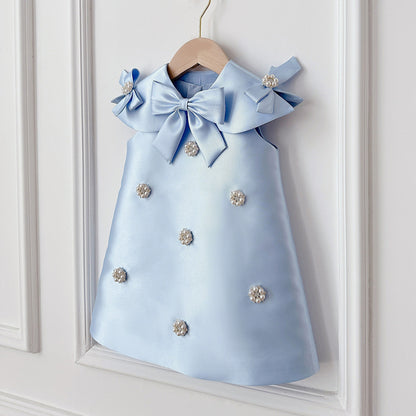 High-end Children Host Costume For Piano Performance