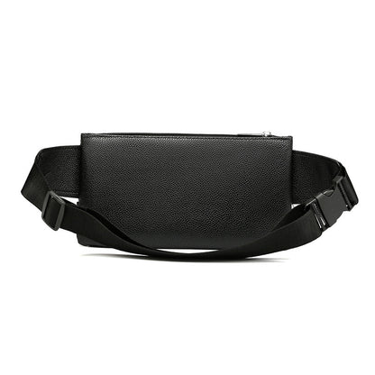 Men's Leather Waist And Chest Bag For Travel