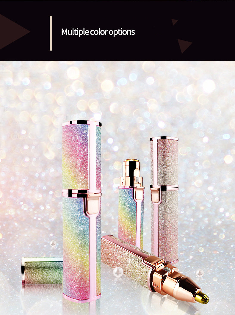 Lipstick Shaped Automatic Eyebrow Trimming Shaver For Ladies