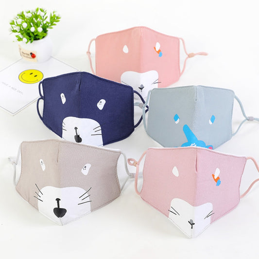Kids Cartoon Cotton Facial Mask