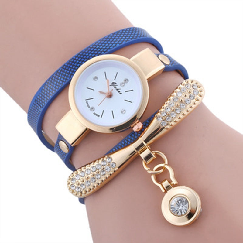 Ladies Circle Quartz Bracelet Watch