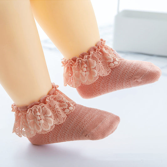 Girls Lace Socks