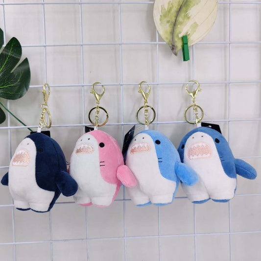 Cute Shark Plush Keychain