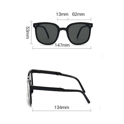 Summer Beach Fashion Sun Protection Folding Sunglasses