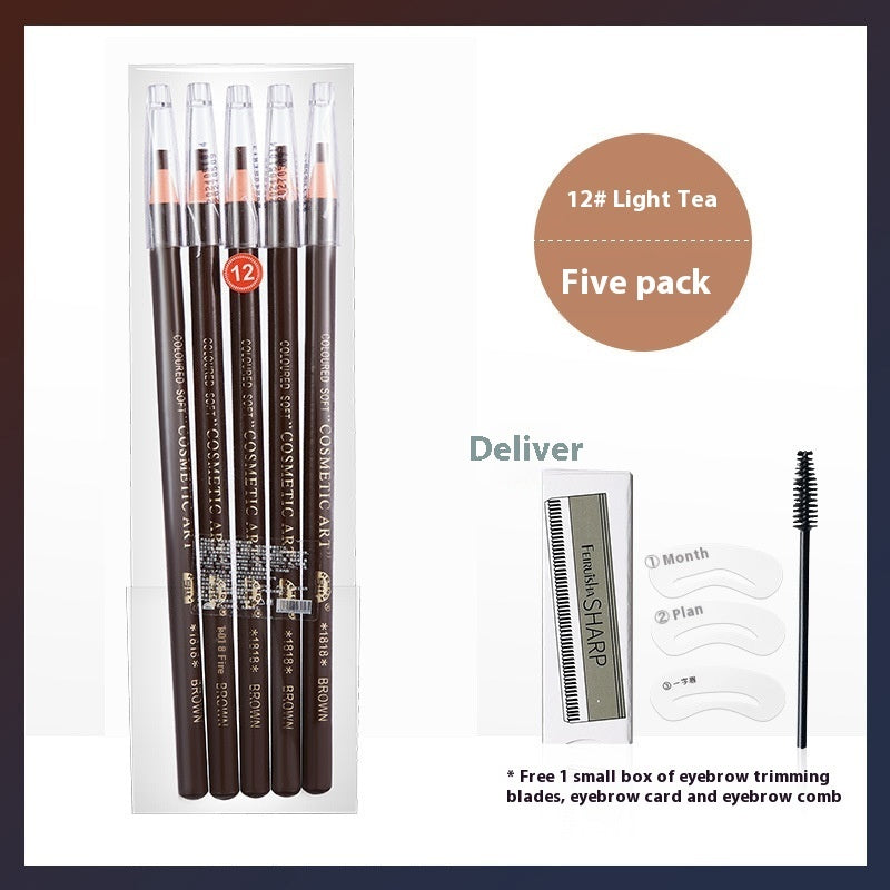Sweat-proof, Non-fading Natural Eyebrow Pencil