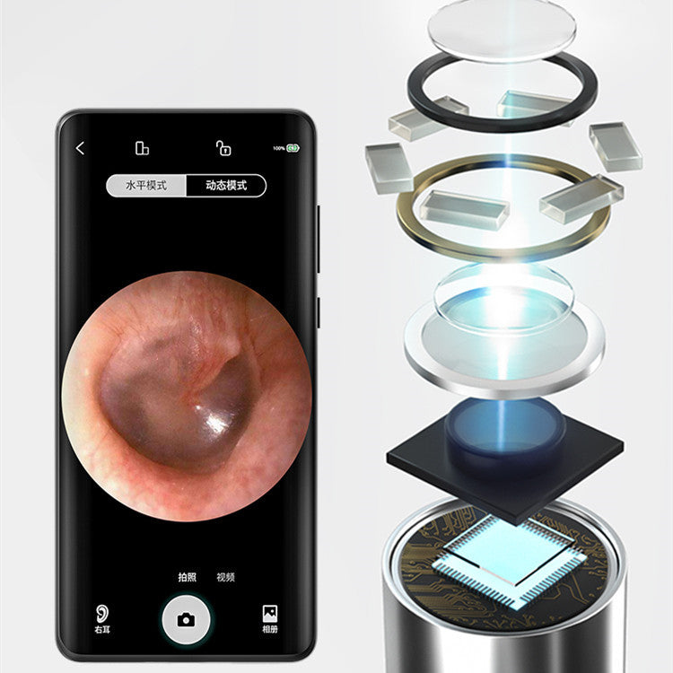 High-definition Endoscope Visible Ear-picking Spoon