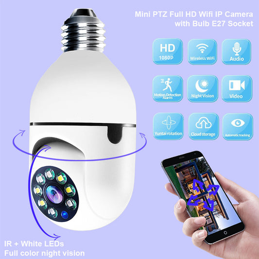 Home Bulb Camera - 1080P and 4X Zoom