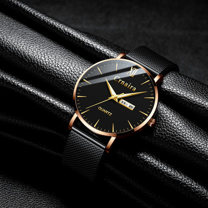 Simple Ultra-thin Quartz Watch For Men