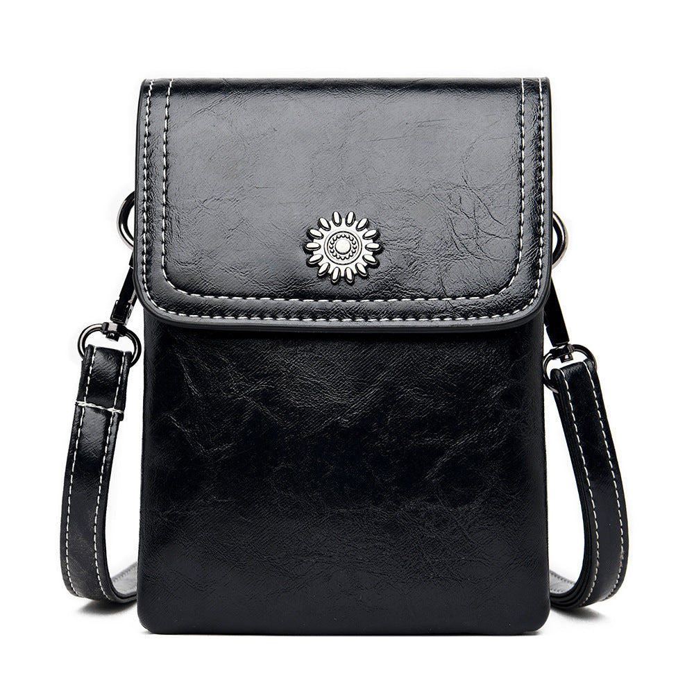 Simple Large Capacity Mobile Phone Mini Crossbody Bag