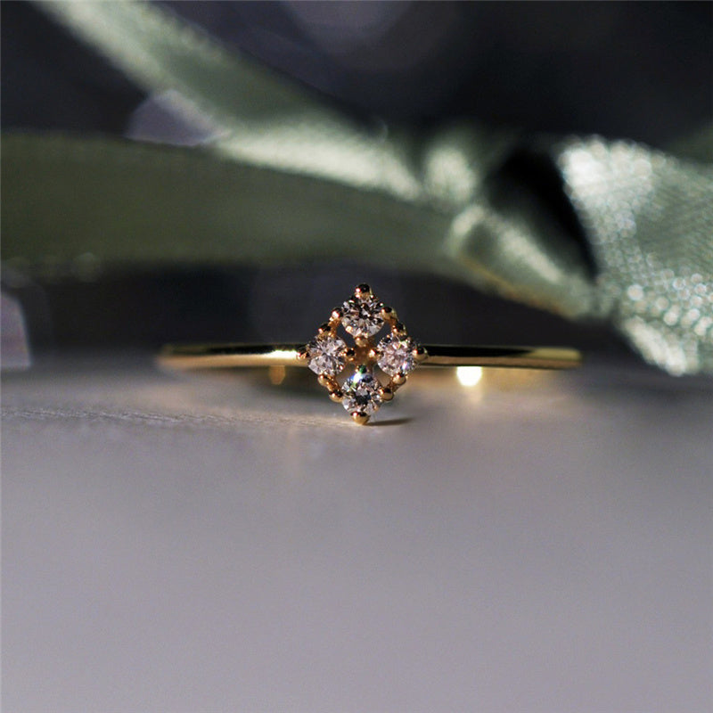 Four Heart Rings In The Night Sky