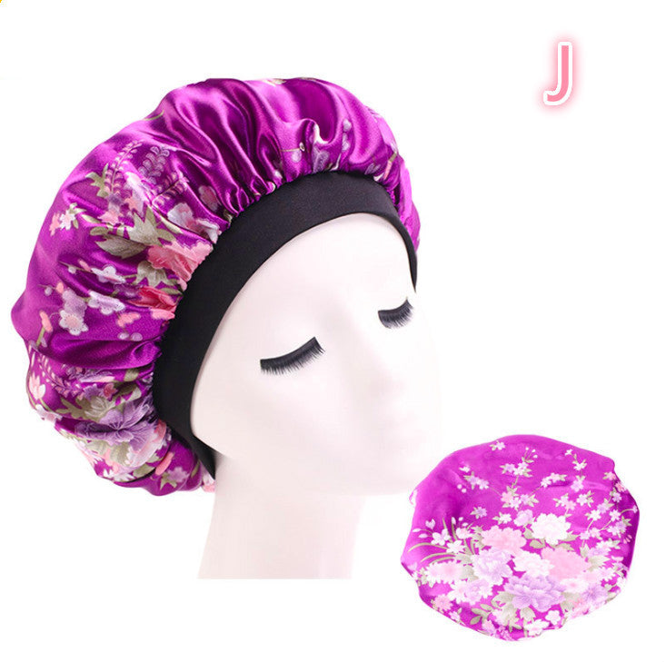 Beauty Silk Bonnet Sleep Night Cap