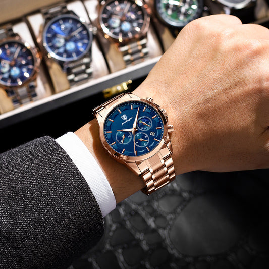 Multifunctional Waterproof Quartz Watch