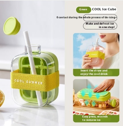 One-Click Molding Cooling Cup And Instant Ice Maker with Zero-Contact