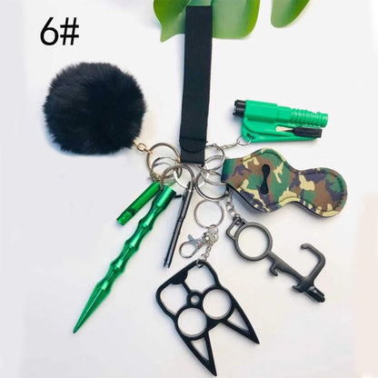 Self Defense Keychain Suit Personal Keychain For Girls & Women