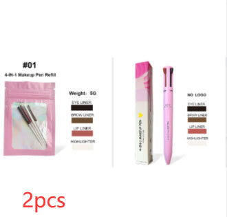 Four-in-one Cosmetic Brush