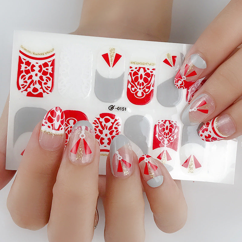 Imitation 3D Hot Nail Stickers